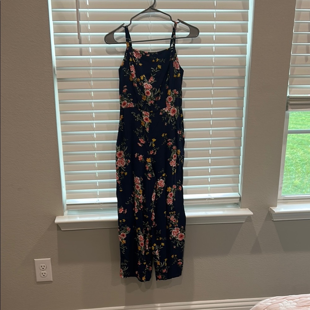 Floral Blue jumpsuit